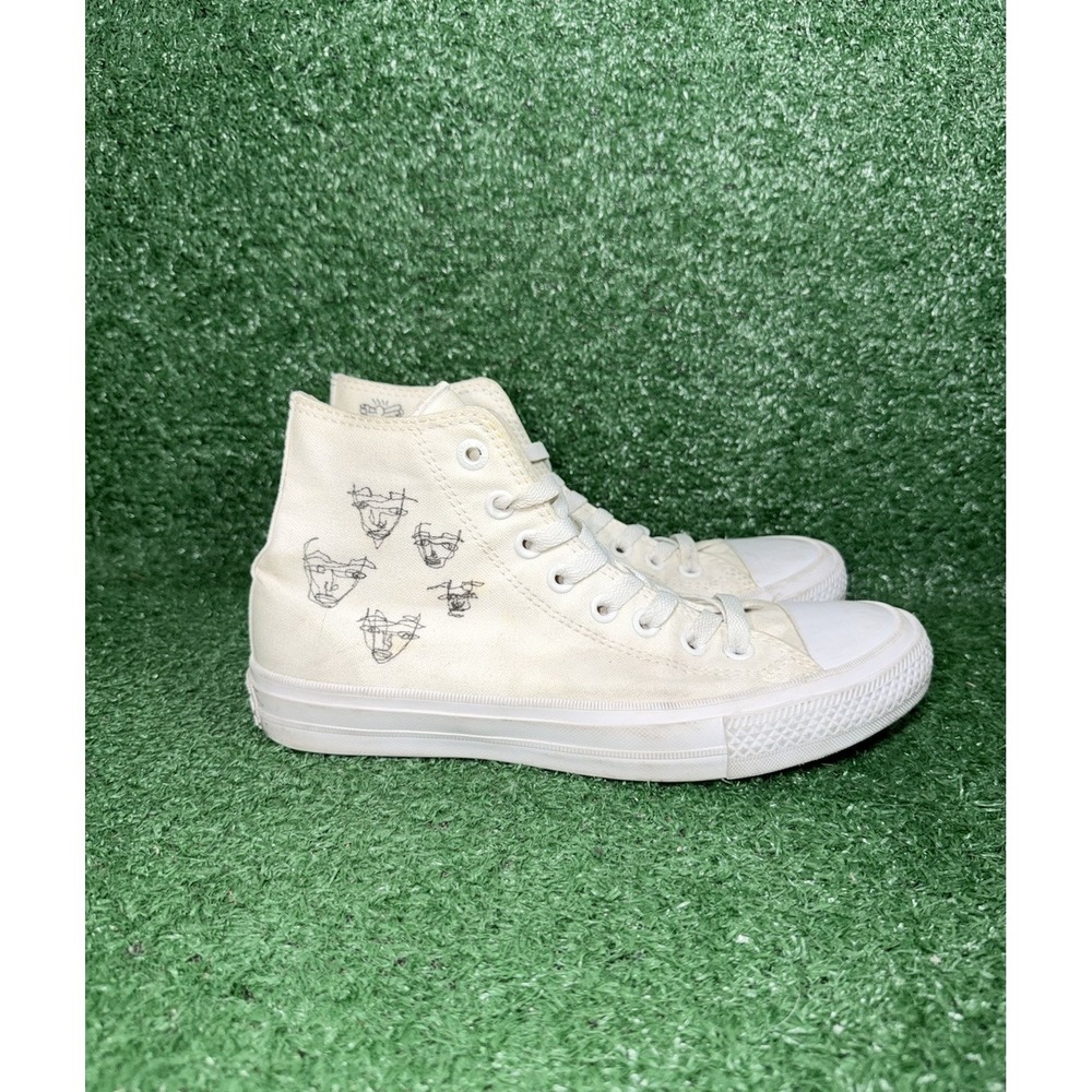 Converse Chuck Taylor All Star High Top White Skate Shoe Sneakers Women Size 8.5